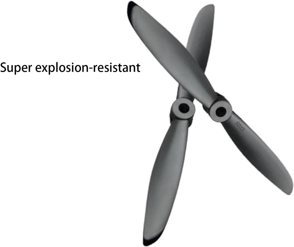 6045 rc Plane Propeller, 6x4.5 Plane Propeller Drone Propeller is Suitable for Quadror Drone Vector Stunt Plane Propeller 10 Pieces of Fixed Pitch Propeller.wurenji