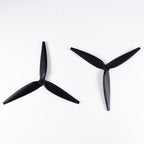 9-Inch Glass Fiber Nylon Propellers, 3-Blade Props for Cinelifter FPV Drones, Black (4 pcs - 2 CW, 2 CCW)
