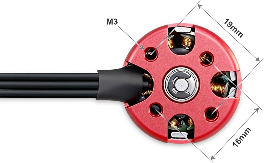 HAWK'S WORK Brushless Motor 2212 920KV, 2-4S Motor for RC Plane Multi Copter DIY Done 450 F550 S500 S550 X525 DJI Phantom Quadcopter (CW*2+CCW*2)