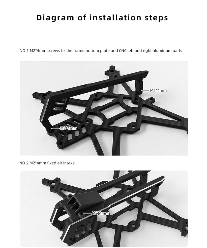 HGLRC Draknight 2 Inch Frame Kit for FPV Racing Drone