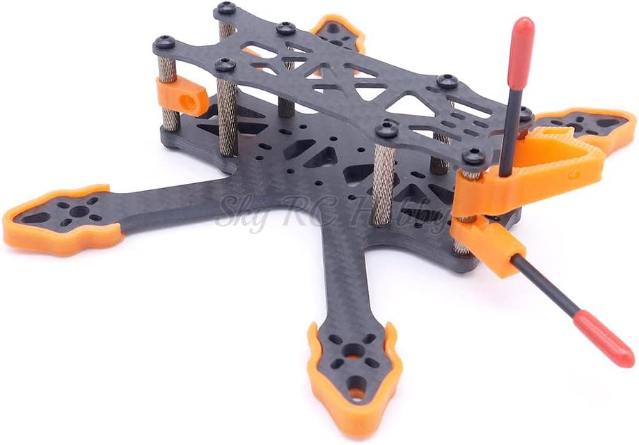 GX140 140mm Mini Alien Carbon Fiber 3inch FPV Frame Kits 4mm Arm with Printing Accessories for 1407 FPV Racing Freestyle Drones
