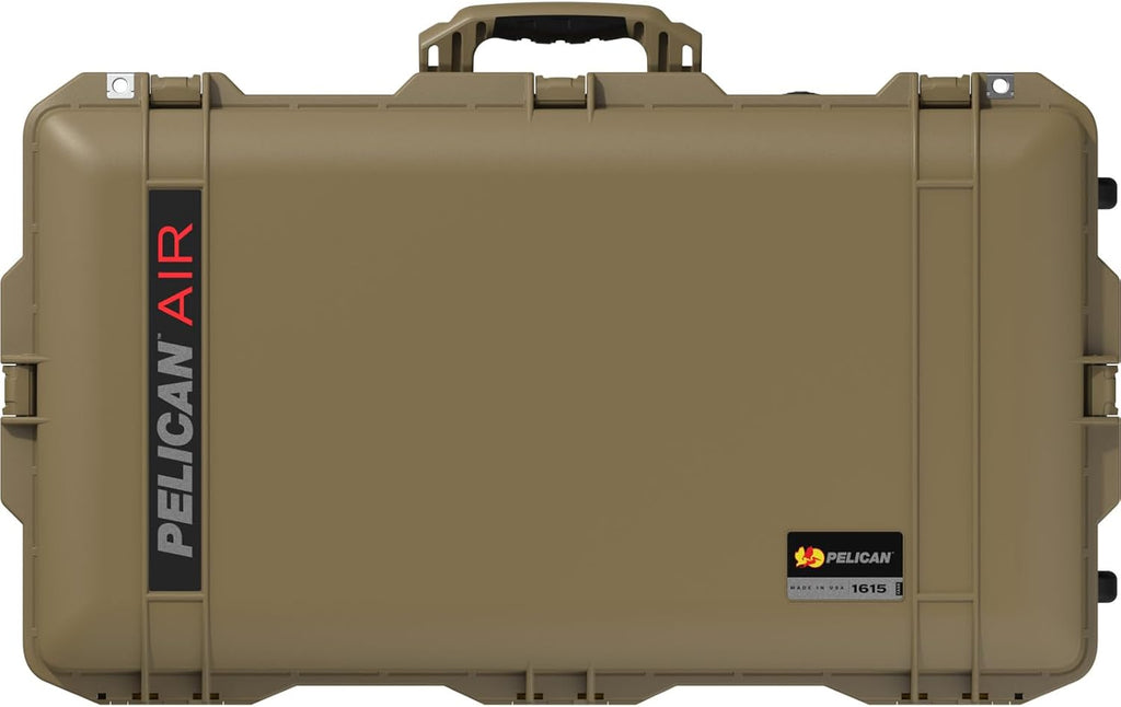 Pelican Air 1615 Multi-Purpose Hard Case with Foam for Camera, Drone, Equipment, Gear, Electronics, Overlanding, Camping, Travel and Pistol (OCP Tan)