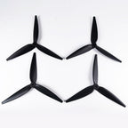 9-Inch Glass Fiber Nylon Propellers, 3-Blade Props for Cinelifter FPV Drones, Black (4 pcs - 2 CW, 2 CCW)