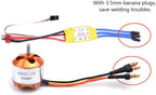 YoungRC A2212 1000KV Brushless Motor + 30A ESC Electric Speed Controller + 1045 Propeller CW CCW Kit for RC Multicopter Quadcopter