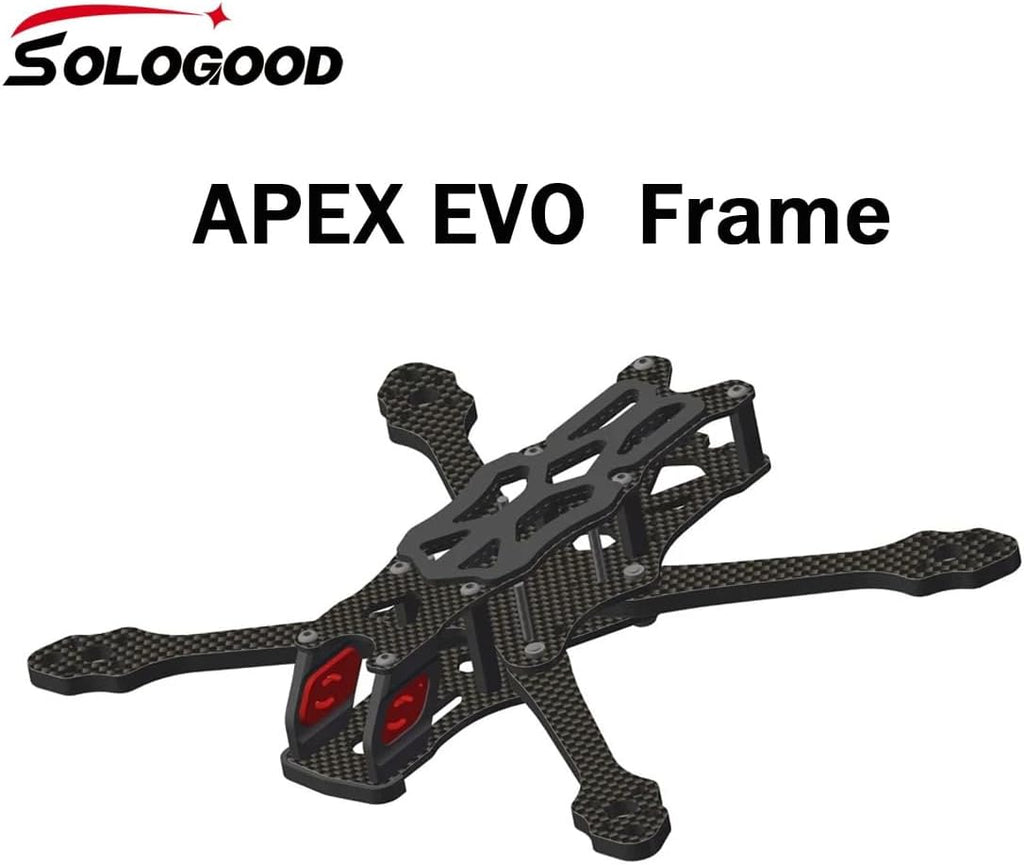 SoloGood 225mm 5inch APEX EVO Frame Kit Quadcopter for DJI O3 Air Unit CADDX Vista Polar Nebula Pro RunCam Link Phoenix 2306 Motor