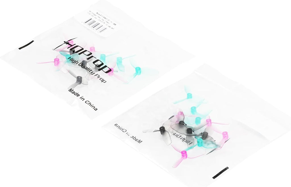 BETAFPV 16pcs HQ 31mm Ultralight 3-Blade Propellers with 1.0mm Shaft Hole Compatible for 0702SE 23000KV Brushless Motor, FPV Racing Drone Like Air65 Brushless Drone Metor65 Brushless Quadcopter