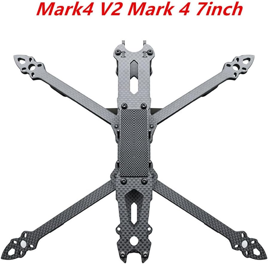 HUIOP Mark4 V2 Mark 4 7inch 295mm Arm Thickness 6mm 3K Full Carbon Fiber Frame for 7inch FPV Racing Quadcopter Freestyle Frame Kit