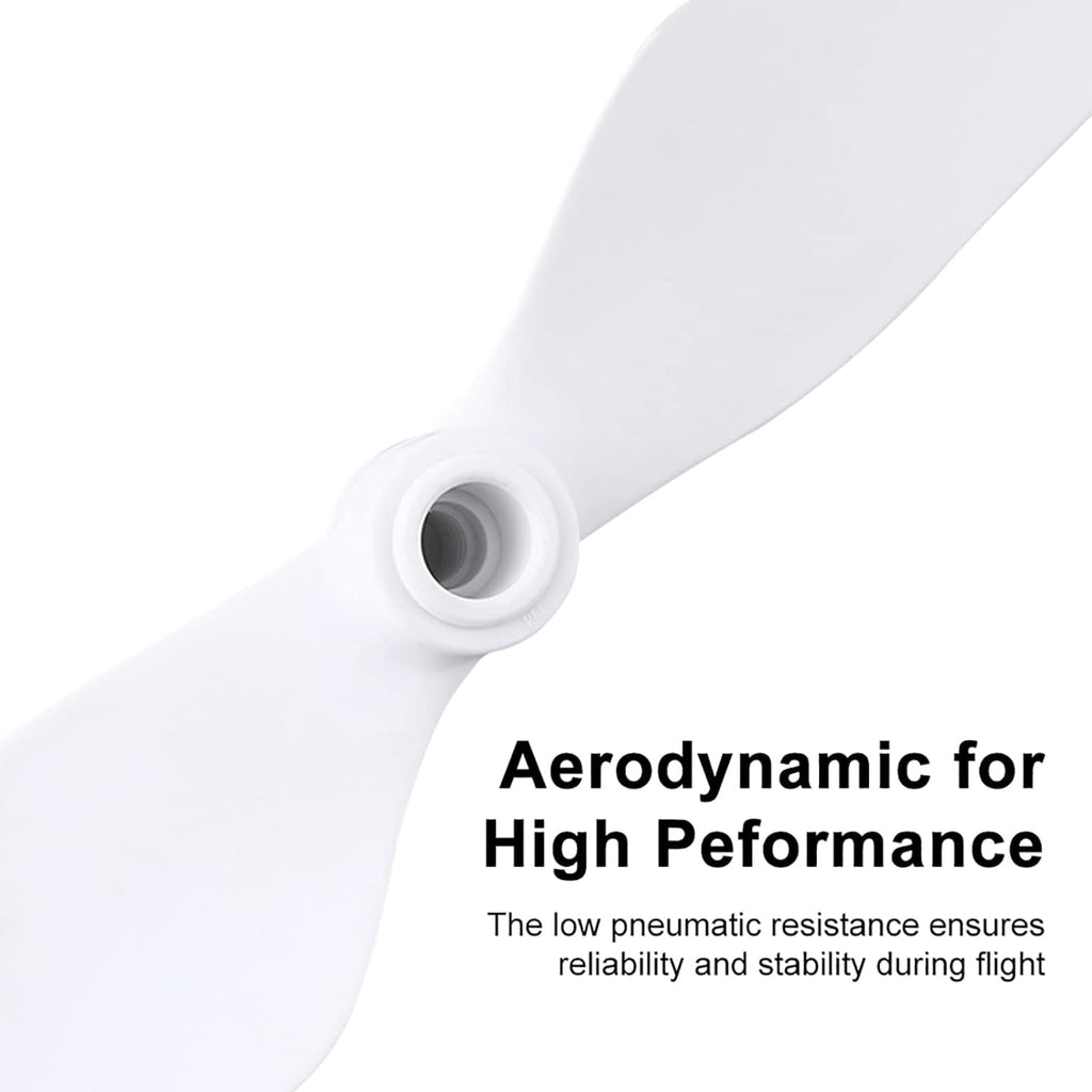 Drone Propeller Blades, 4 Pairs 9450 Self Tightening Drone Propeller CWandCCW Propellers, Low NoiseReduction Props Replacement Part Blade forDJI Phantom 2/3(White)