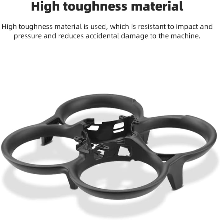 CAPART Body Frame Replacement for DJI Avata Drone, Propeller Guard Anti-Collision Protective Bar Ring Bumper 360¡ã Safe Flying