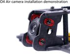 Usmile 2.5 Inch 115mm Micro Carbon Fiber Quadcopter Frame Kit for DJI O4 Air Unit Digital HD Transmission System RC FPV Racing Quad Drone