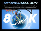 Insta360 X4 Extended Selfie Stick Bundle(3m/9.8ft)-8K Waterproof 360 Action Camera with 1/2 48MP Sensors, 8K 360 HDR Video, Like Drone Shot| Bundle Includes 3m Extended Selfie Stick, Lens Cap