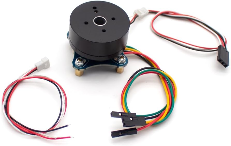 2804 Hollow Shaft Brushless DC Motor, with AS5600 Magnetic Encoder Hall Sensor Outer Rotor BLDC Motor Kit Support FOC Control