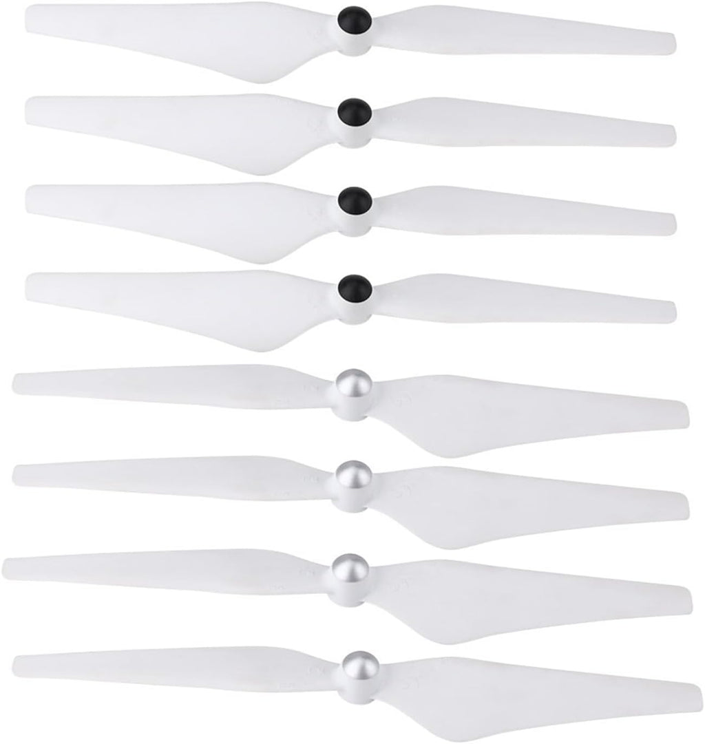 Tbest for DJI Phantom 3 Propellers,8Pcs/Set CW CCW Self Locking Propeller Quadcopter Blade 9450 Low Noise Propellers Replacement Part for 1/2/3/3PRO Standard Drone Blades,Drone Accessories
