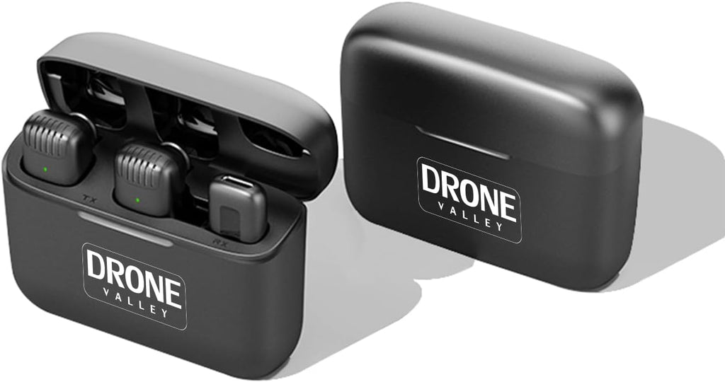 New Wireless Microphone Kit For the DJI Smart Controller/Phone/Computer/Action Camera - Drone Valley Gear