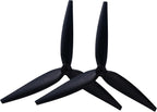10-Inch Glass Fiber Nylon Propellers, 3-Blade Props for Cinelifter FPV Drones, Black (4 pcs - 2 CW, 2 CCW)