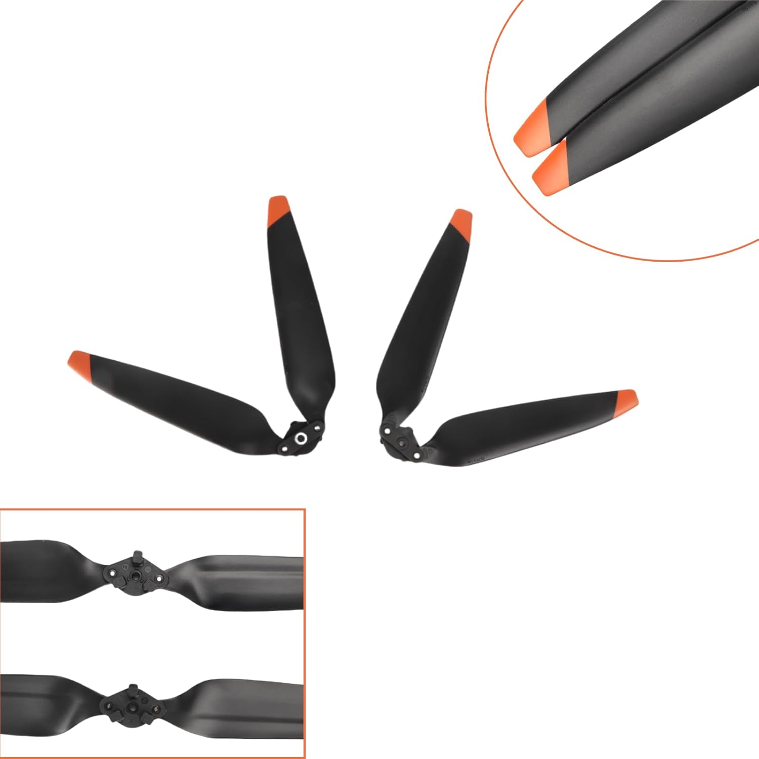 Xmipbs 2 Pair of Propellers for DJI Matrice 4/4T/4E Drones, High-Performance Replacement Propeller Blades for Matrice 4 Series Drone Accessories