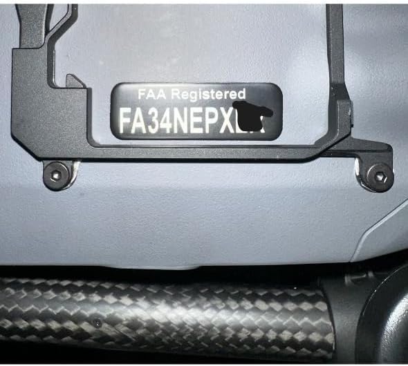 Comfort House Drone Registration Sticker - FAA Drone Registration Label - FAA Number Identification Tag # M0083