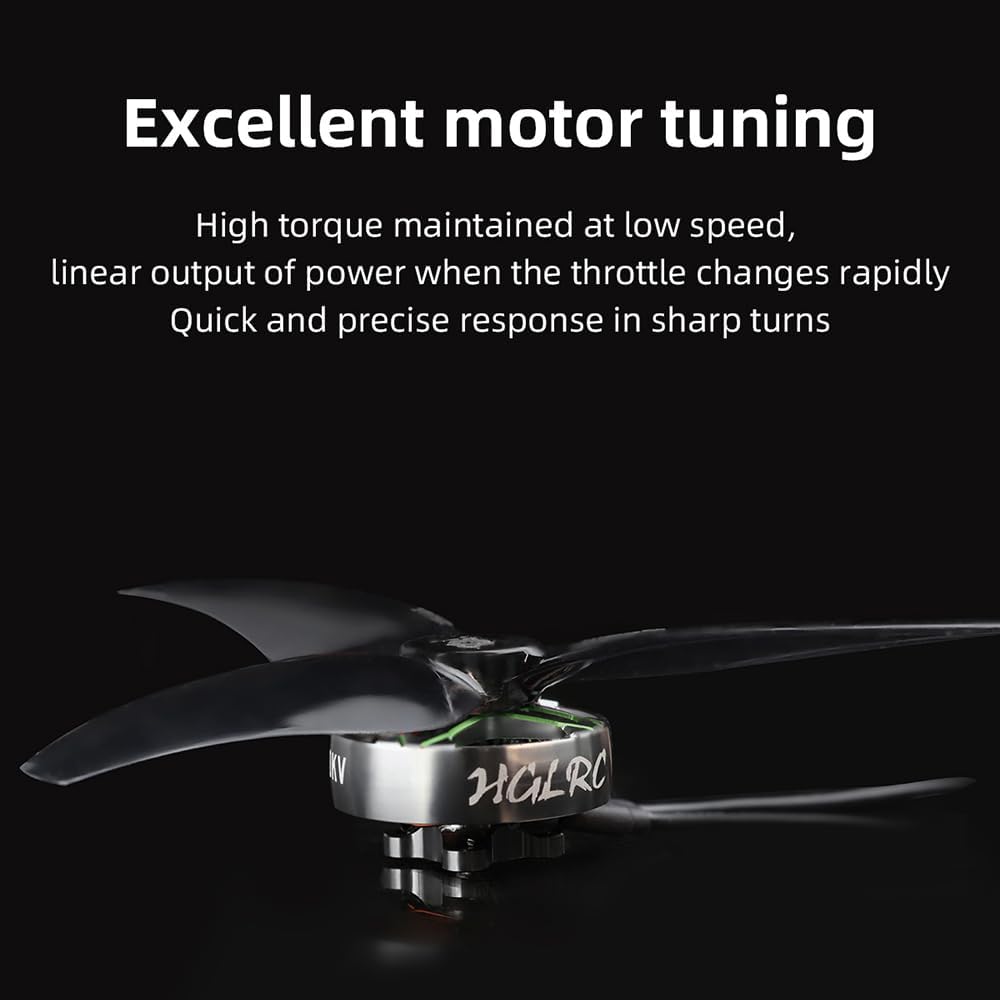 HGLRC Specter 1804-3500KV 4S Brushless Motor for 3-3.5Inch FPV Freestyle Racing Drones