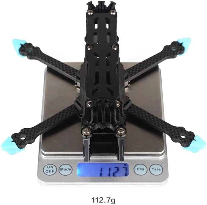 SPARKHOBBY Axisflying Manta 3.6inch Squashed-X Carbon Fiber Frame Kit Wheelbase 162mm Suitable for Gemfan-3630 Prop 3.6¡± Freestyle Drones (3.6 Manta KIT)