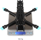 SPARKHOBBY Axisflying Manta 3.6inch Squashed-X Carbon Fiber Frame Kit Wheelbase 162mm Suitable for Gemfan-3630 Prop 3.6¡± Freestyle Drones (3.6 Manta KIT)