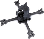 QWinOut Eyas100 65MM 3K Carbon Fiber Toothpick Frame Kit with 3D Print 19MM / 14mm Camera Canopy for DIY RC Drone FPV Racing Quadcopter Freestyle True X (19mm Wide)