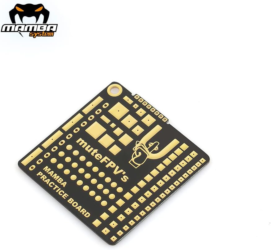 Diatone Mamba 4pcs FPV Soldering Practice Board for FPV Drone Beginners, Tools for Flight controller ESC Soldering Practice