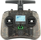 Radiomaster Pocket Hall Gimbal EdgeTX Transmitter Remote Control Portable Lightweight Built in LED Light Foldable Antenna (CC2500 Charcoal M2 with Battery)