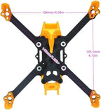 3.5inch Carbon Fiber FPV Frame Kit with 3D Print Ultralight Compatible for Racing Freestyle Quadcopter Drone Builds