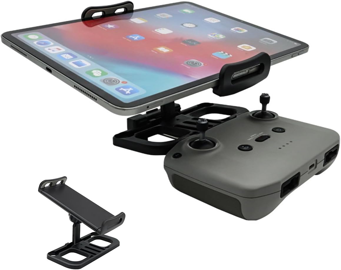 Drone Tablet Mount Holder for DJI Controllers - Adjustable 4.7-12.9 Bracket Compatible with Dji Mavic 2/Zoom/Pro Mini 2/2S/SE, Air 2/2S, Pro/Spark/ZINO/X8SE Series Remote, Phone & iPad Accessories