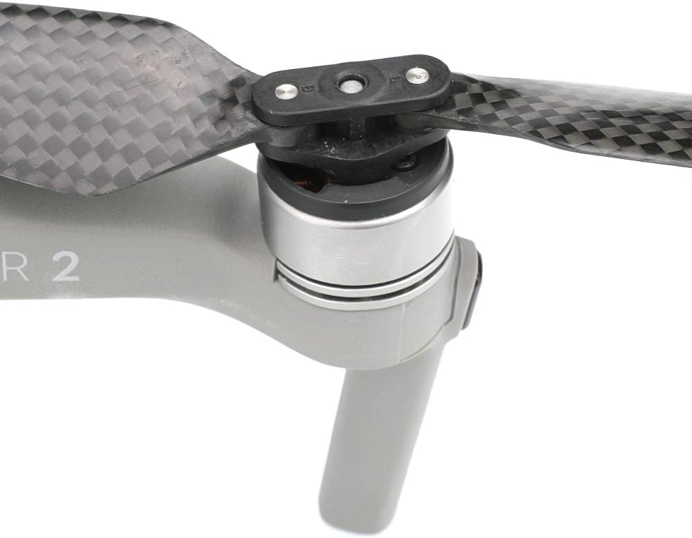 RCGEEK Compatible with Mavic Air 2 Carbon Fiber Propellers Blades Low Noise Props 7238 Quiet Propellers Replacement Accessories Drone Quick Release Foldable Wings