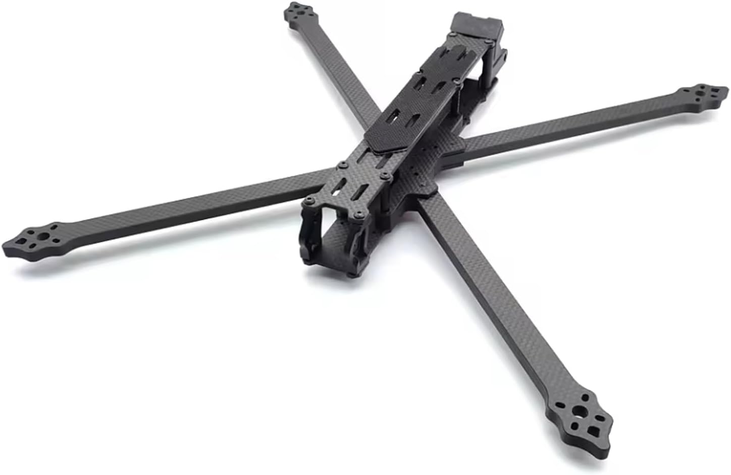 JeeFly XL10 V6 10inch FPV Racing Drone Frame Kit Carbon Fiber Quadcopter Frame 420mm True-X Design 7mm Arms Compatible with O3, GoPro, for Long Range Freestyle