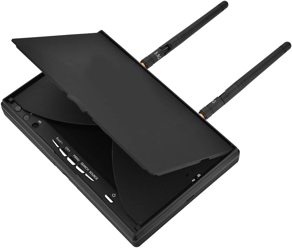 FPV Receiver Monitor,5.8GHz 40Channels 7Inch LCD Screen Receiver Monitor for FPV Drone Quadcopter,Effective Accessory for FPV Drone, for Outdoor use