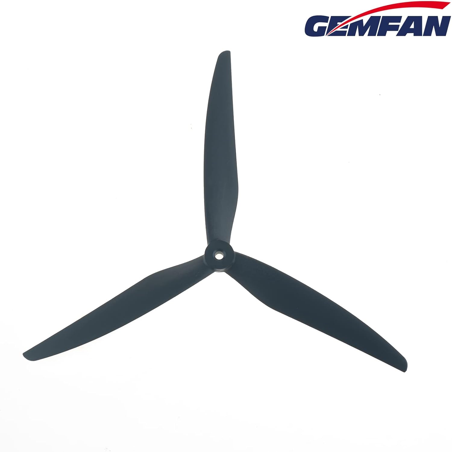 Gemfan 1050 Reinforced Glass Fiber Nylon Propellers 10 Inch 3 Blades Props for Cinelifter FPV or Macroquad Drones 4 pcs 2CCW 2CW