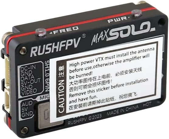 Rush Tank VTX 2.5w MAX Solo VTX 5.8G FPV Transmitter CNC Shell Long Range for RC Drone MultiRotor FPV Racing
