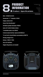 Jumper T12 MAX 2.4G ELRS Hall Gimbals Transmitter EDGETX Full Function Multi-Module Radio Remote Controller for RC FPV Drone (T12 MAX Hall 2.4G)