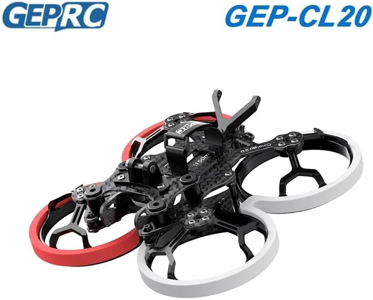 GEP-CL20 CineLog 20 Carbon Fiber Frame Kit 2inch 100mm Wheelbase With Propeller Guard for Indoor Scene Quadcopter Drones (1PC GEP-CL20)