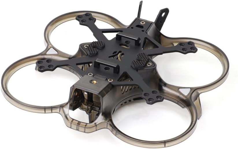 HGLRC 2inch Cinewhoop FPV Drone Frame for FPV Cinewhoop Racing Drone Quadcopters (Black)