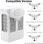 Phantom 4 Battery, 5870mAh 15.2V Intelligent Flight Drone Replacement Battery for DJI Phantom 4/4 Advanced/4 Pro/4 Pro V2.0/4 RTK