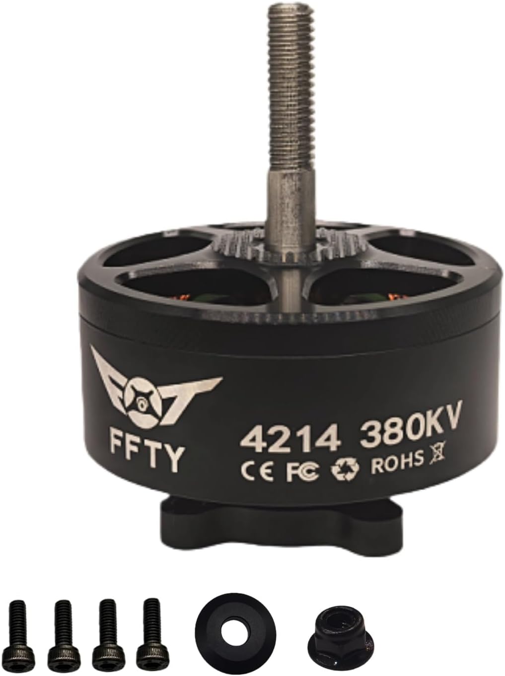 4214 380KV Brushless Motor 4.7kg(10.4lbs) Max Thrust for Cinematic Aerial Photography, Heavy Lift, Agricultural Spraying, and Industrial Inspection Drones (1)