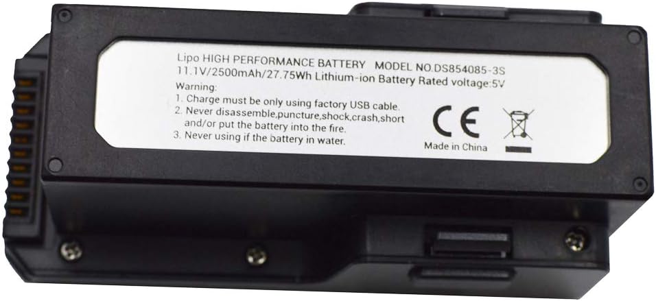 Blomiky 11.1V Li-Po Battery Replacement 2500mAh for SJRC RUKO F11GIM2 F24 DE22 Pro and F11GIM F35 4K Pro Drone