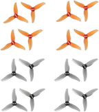 8Pairs Gemfan Hurricane 2520 2.5X2X3 3-Blade PC Propeller 1.5MM for FPV Freestyle 2.5Inch Drone 1106 1404