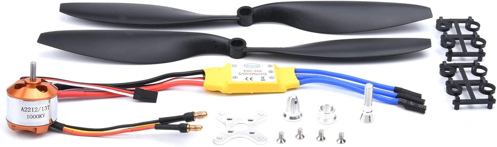 YoungRC A2212 1000KV Brushless Motor + 30A ESC Electric Speed Controller + 1045 Propeller CW CCW Kit for RC Multicopter Quadcopter