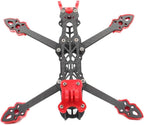 Mark4 5inch FPV Carbon Fiber Frame 225mm Wheelbase 5mm arm Freestyle Long Range Frame for RC Quadcopter Racing Drone (MARK4 red)
