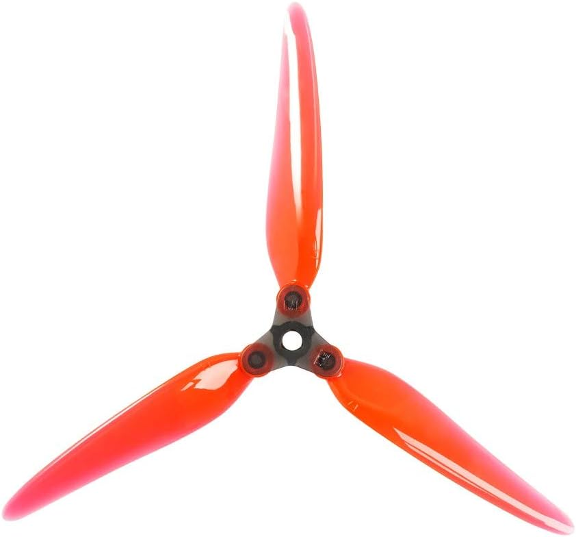 4 Pairs of Dalprop fold f7 7 inch Folding Propeller Props for Freestyle Micro Carbon Fiber FPV Racing Quadcopter Quad Drone Frame (Red)
