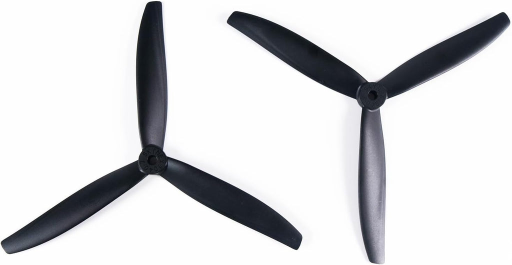 7-Inch Glass Fiber Nylon Propellers, 3-Blade Props for Cinelifter FPV Drones, Black (8 pcs - 4 CW, 4 CCW)