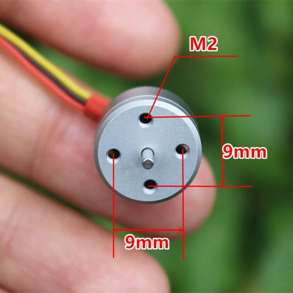 4 Pcs 1104 Micro Brushless Motor 4300kv Compatible with 1S-3S RC Drone FPV Racing Quadcopter