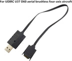 D60 Charger for UDIRC Accessories Charging USB Drone Cable Battery U37 Helicopter Smart Plane Pro