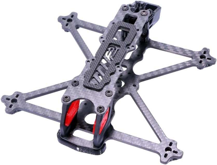 QWinOut Frame Kit Fi-150 EVO 3.5inch/ Fi-100-EVO 2 Inch Propeller Toothpick Frame Kit RC Drone for O3 Air Unit (Fi-150 EVO 3.5inch)