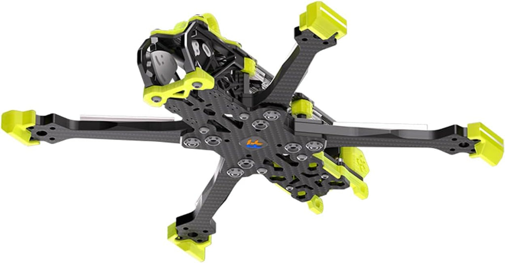 Volador II VX5 V2 O4 Pro Air Unit RC T700 Carbon Fiber FPV Racing Drone Quad Frame Kit Quadcopter with 6mm Arm 5 Inch Freestyle Cinematic HD w/Yellow TPU Parts