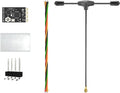 SkyGuy ELRS FPV Receiver - 2.4ghz ExpressLRS Nano Receiver Drone RX Module with 78mm UFL T Antenna for FPV Drone Tiny Whoop Fixed-wing RC Plane